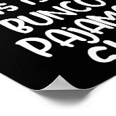 This Is My Bunco Pajama Shirt For Women Men Kids L ポスター (角)