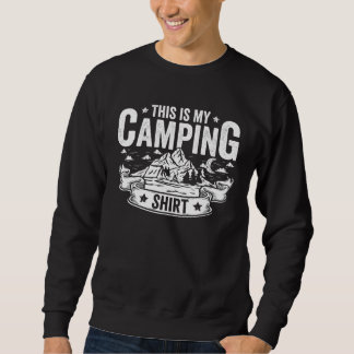 This Is My Camping  Camper Outdoor Travel for Men  スウェットシャツ