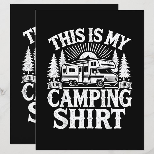 This Is My Camping Funny Camper (正面/裏面)