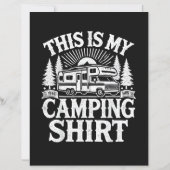 This Is My Camping Funny Camper (裏面)