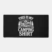 This Is My Camping Funny Camper デスクマット (正面)