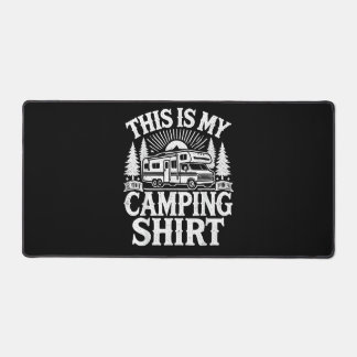 This Is My Camping Funny Camper デスクマット