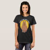 This is my Capy face Quote  Animal Cute Capybara Tシャツ (正面フル)