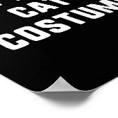 This Is My Cat Costume Halloween Funny Easy Kids A ポスター (角)