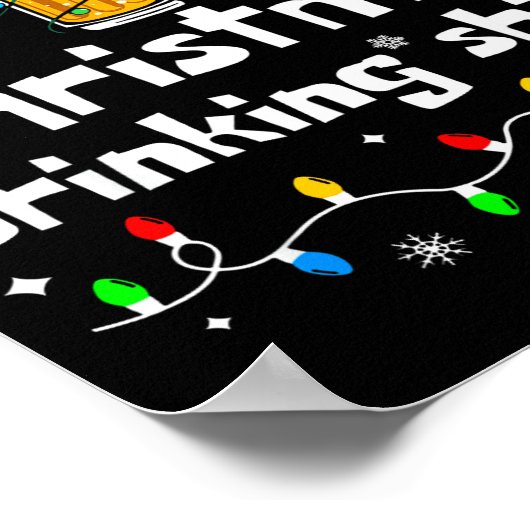 This Is My Christmas Beer Drinking Funny Party Xma ポスター (角)