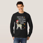 This Is My Christmas Llama Pajama Pyjama Top Chris Tシャツ (正面フル)