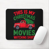 This Is My Christmas Movie Watching Shirt Bigfoot  マウスパッド (マウス)