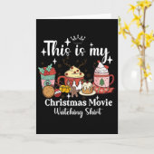 This Is My Christmas Movie Watching Shirt Family M カード (黄色い花)