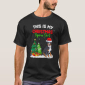 This Is My Christmas Pajama  Bernese Mountain Owne Tシャツ (正面)