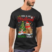 This Is My Christmas Pajama British Longhair Cat Tシャツ (正面)
