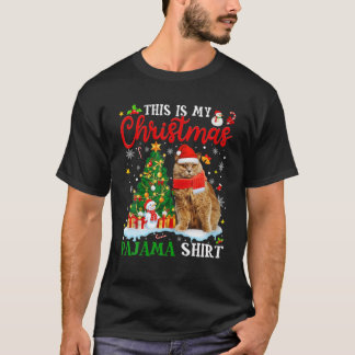 This Is My Christmas Pajama British Longhair Cat Tシャツ