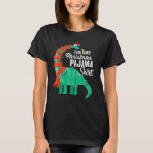 This Is My Christmas Pajama Dinosaur Brontosaurus  Tシャツ (正面)