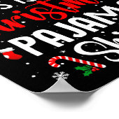 This Is My Christmas Pajama Flamingos Holiday Fun  ポスター (角)