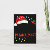 This Is My Christmas Pajama Funny Xmas  カード (正面)