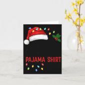 This Is My Christmas Pajama Funny Xmas  カード (黄色い花)