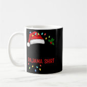 This Is My Christmas Pajama Funny Xmas コーヒーマグカップ (左)