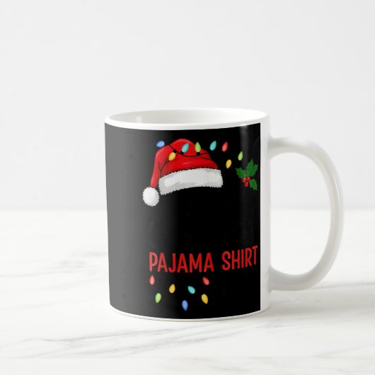 This Is My Christmas Pajama Funny Xmas コーヒーマグカップ (右)