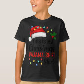 This Is My Christmas Pajama Funny Xmas  Tシャツ (正面)