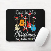 This Is My Christmas Pajama Guitar Guitarist Music マウスパッド (マウス)