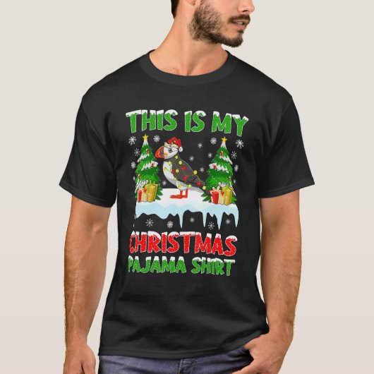 This Is My Christmas Pajama  Puffin Christmas 1 Tシャツ (正面)