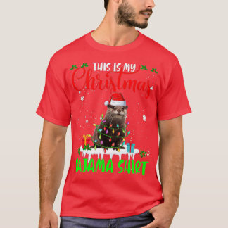 This Is My Christmas Pajama  Santa Xmas Lights Ott Tシャツ