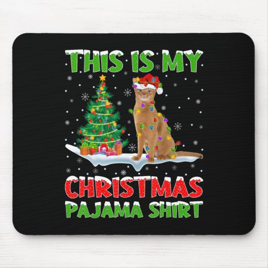 This Is My Christmas Pajama Shirt Christmas  マウスパッド (正面)