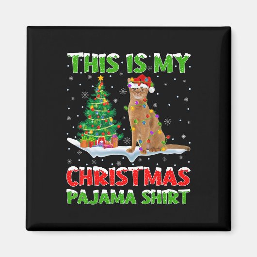 This Is My Christmas Pajama Shirt Christmas  マグネット (正面)