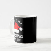 This Is My Christmas Pajama Shirt Funny Christmas  コーヒーマグカップ (正面左)