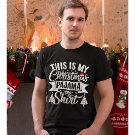 This is my Christmas Pajama Shirt Funny Christmas  Tシャツ