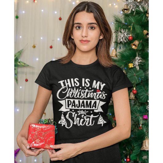 This is my Christmas Pajama Shirt Funny Christmas  Tシャツ