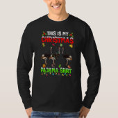 This Is My Christmas Pajama Xmas Ostrich Squad Tシャツ (正面)