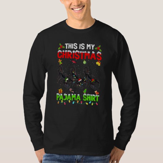 This Is My Christmas Pajama Xmas Scorpion Squad Tシャツ (正面)