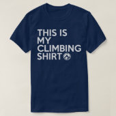 This is my climbing tシャツ (デザイン正面)