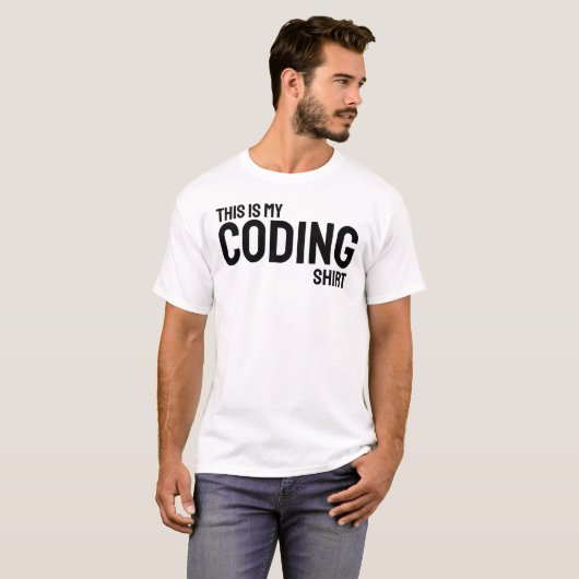 This is my coding shirt tシャツ (正面フル)