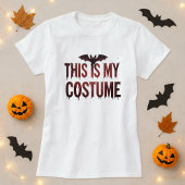 This Is My Costume Dripping Scary Text  Halloween Tシャツ