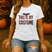 This Is My Costume Dripping Scary Text  Halloween Tシャツ
