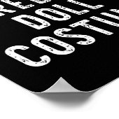 This Is My Creepy Doll Costume Halloween Easy Kids ポスター (角)