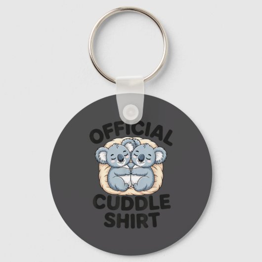 This Is My Cuddle Shirt Cute Koala Matching  キーホルダー (正面)