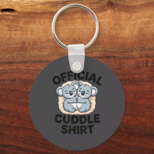 This Is My Cuddle Shirt Cute Koala Matching  キーホルダー (正面)