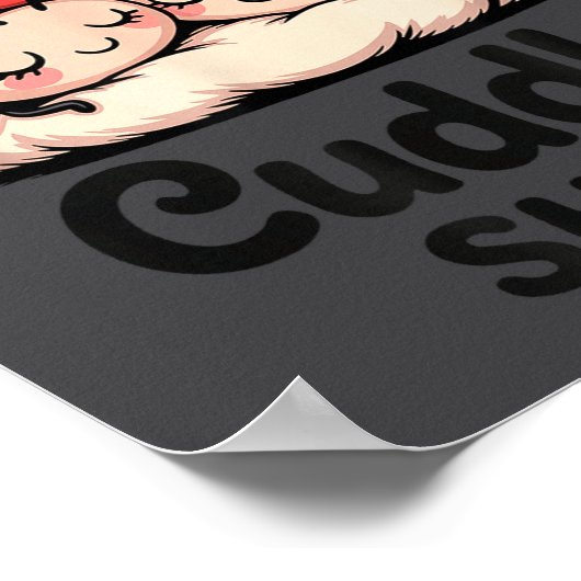 This Is My Cuddle Shirt Cute Ladybug Couple ポスター (角)