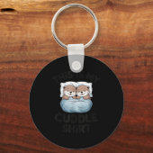 This Is My Cuddle Shirt Cute Otter Couple Sleeng  キーホルダー (正面)