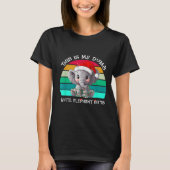 This Is My Dumb White Elephant Christmas Xmas Unde Tシャツ (正面)