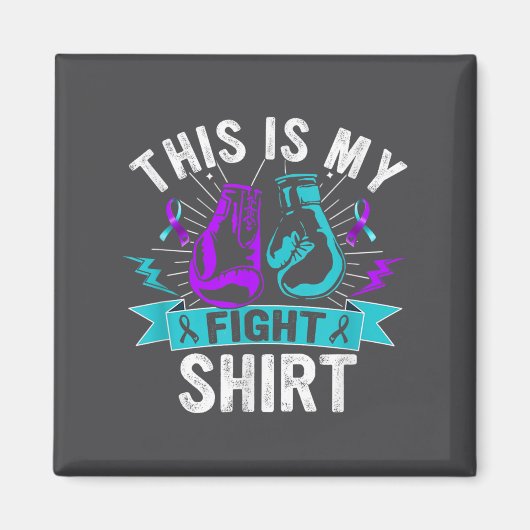 This Is My Figh Suicide Prevention Fighter Strong  マグネット (正面)