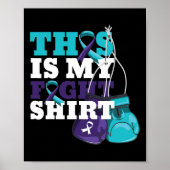 This Is My Fight Suicide Prevention Fighter Strong ポスター (正面)