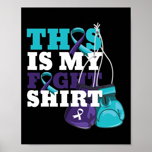 This Is My Fight Suicide Prevention Fighter Strong ポスター (正面)