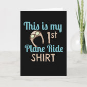 This is My First Plane Ride Airplane カード (正面)