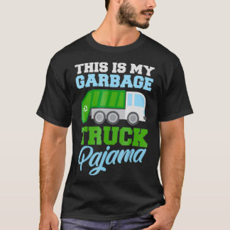 This Is My Garbage Truck Pajama Funny Costume Boy  Tシャツ