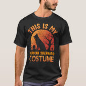 This Is My German Shepherd Costume  Halloween Dog Tシャツ (正面)