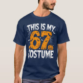 This is My Halloween 67 Costume Lazy Brainrot Meme Tシャツ (正面)