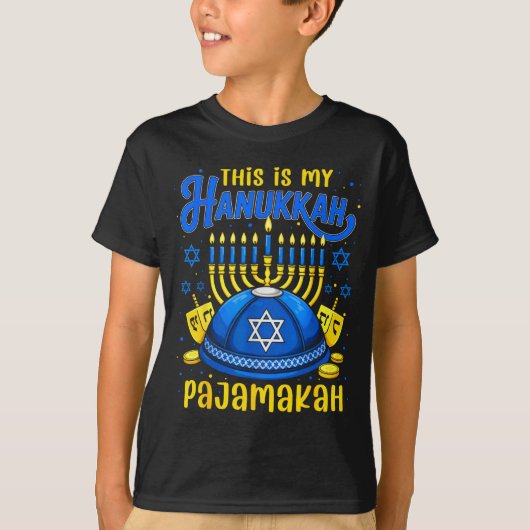 This Is My Hanukkah Pajamakah For Jewish Christmas Tシャツ (正面)